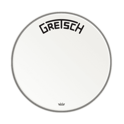 Gretsch 20" Fiberskyn Bass Drum Head W/ Broadkaster Logo GRDHFS20B