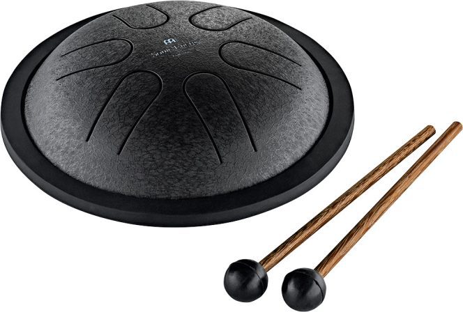 MEINL Sonic Energy Mini Steel Tongue Drum C Major, 6 Notes - Black / 6"/15,24 cm