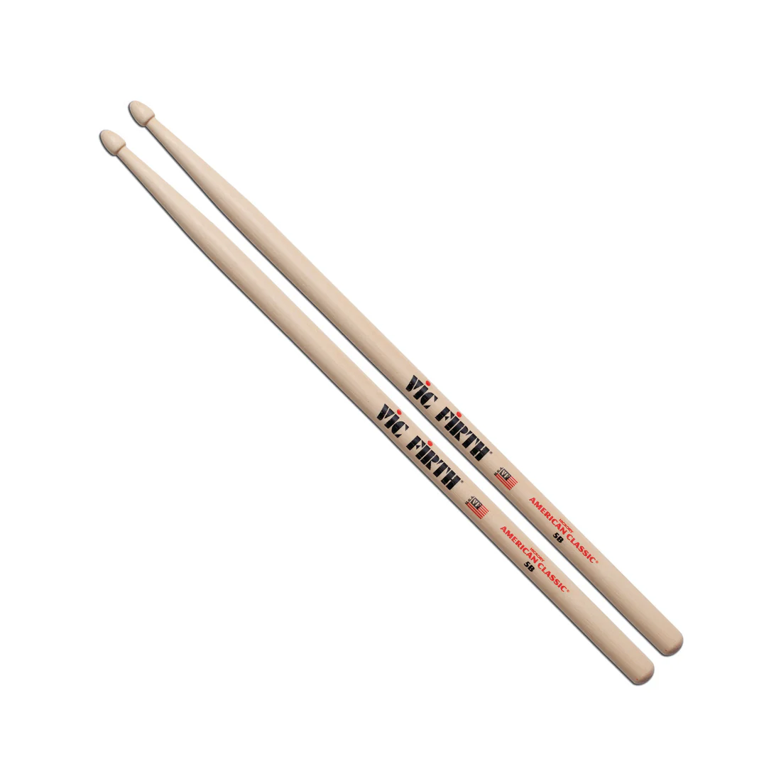 Vic Firth American Classic 5B Drum Sticks Wood Tip