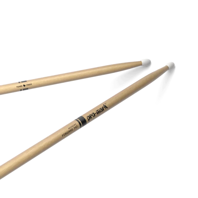ProMark Forward 747 Hickory Drum Sticks Nylon Tip