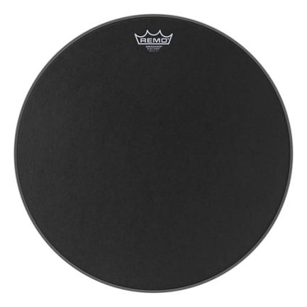 Remo 18" Black Suede Ambassador Tom Head