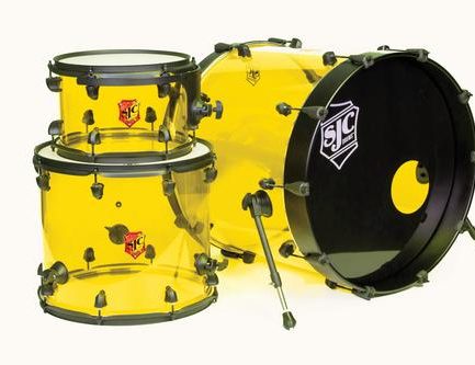 SJC Josh Dun Torch 3-Piece Kit Yellow Acrylic