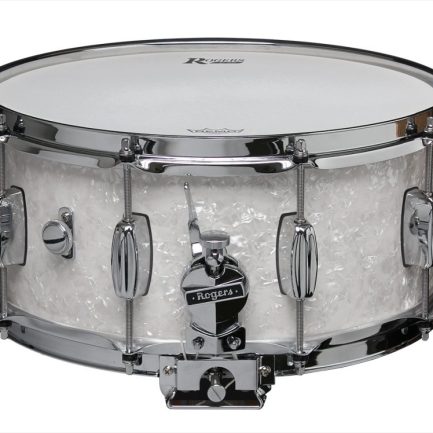 Rogers 6.5"x14" Dyna-Sonic Snare Drum - White Marine Pearl No.33