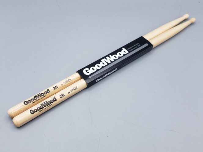 Goodwood Drumsticks by Vater 2B Wood Tip