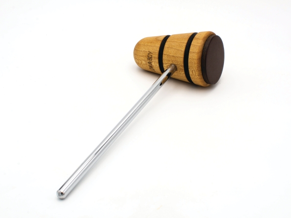 Low Boy Leather Daddy Beater Natural with Black Stripes