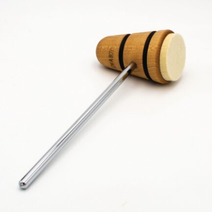 Low Boy Felt Daddy Beater Natural with Black Stripes