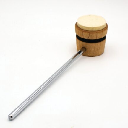 Low Boy Lightweight Felt Daddy Beater Natural with Black Stripe