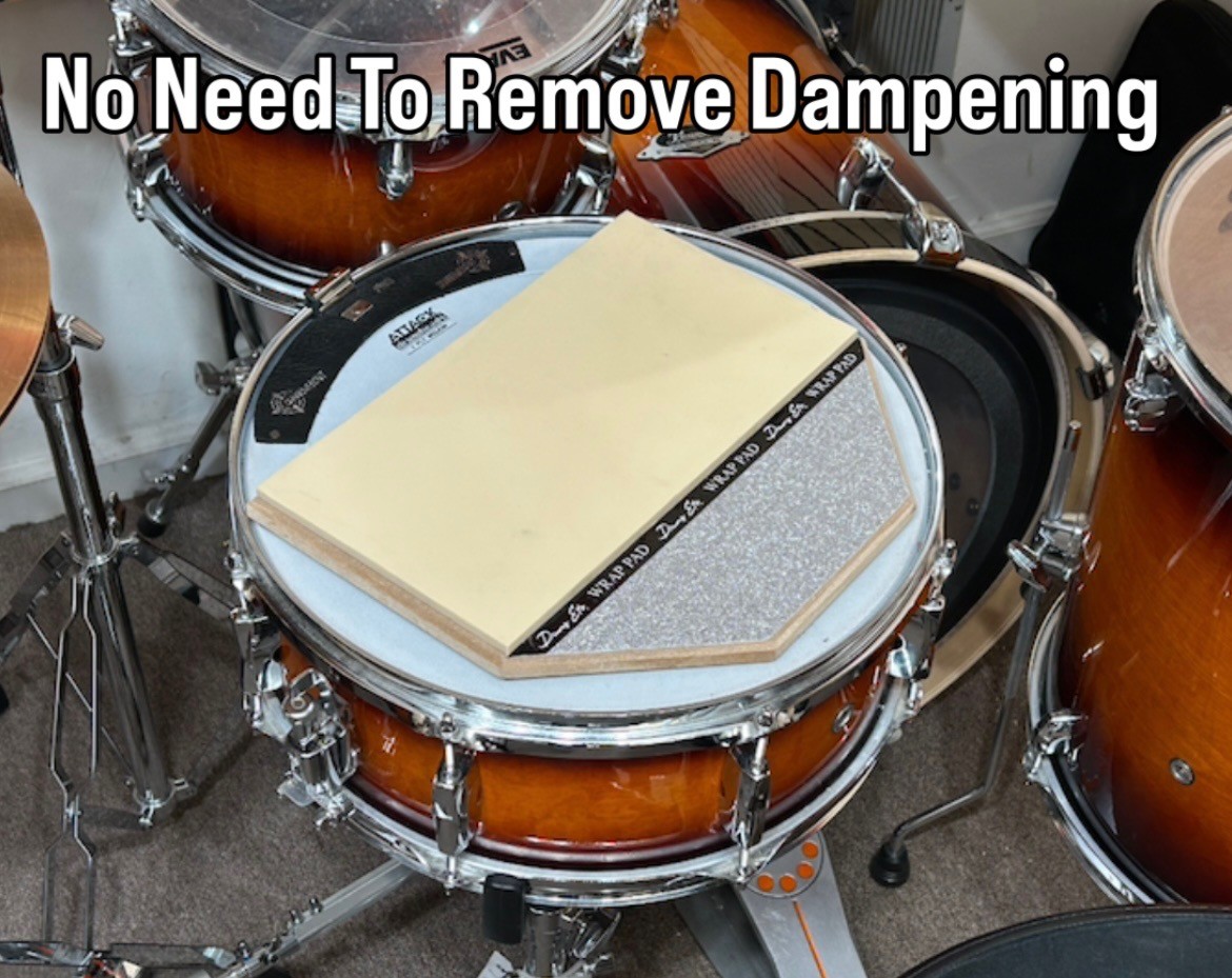 The Drums Etc. Wrap Pad - Tangerine Pearl - Image 4