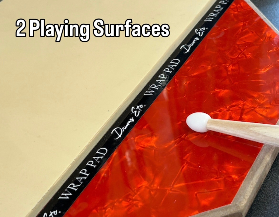 The Drums Etc. Wrap Pad - Tangerine Pearl - Image 6