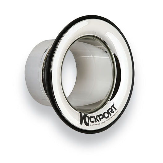 Bass Drum Kick Port Chrome KP2CH Drums Etc.