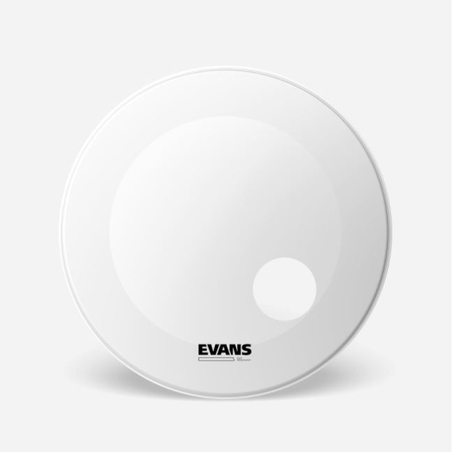 Evans 24" EQ3 Coated Resonant Bass Drum Heads BD24RGCW Drums Etc.